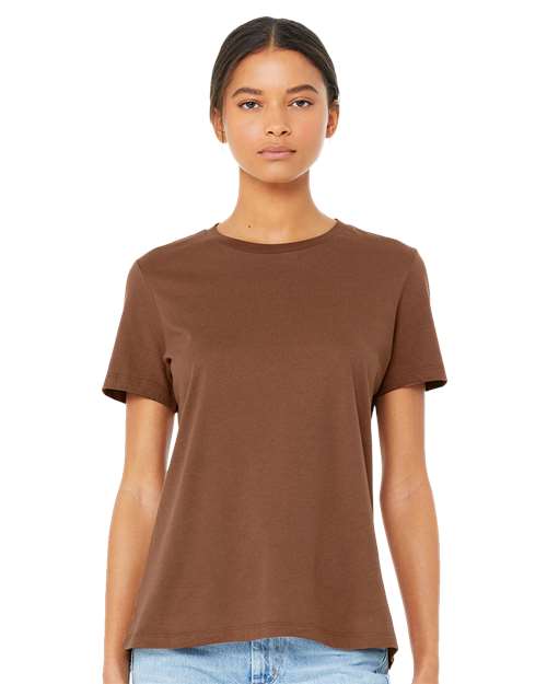 Women’s Relaxed Jersey Tee - Chestnut -   -