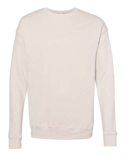 Sponge Fleece Drop Shoulder Crewneck Sweatshirt - Heather Dust -   -