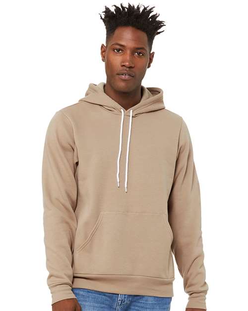 Sponge Fleece Hoodie - Tan -   -