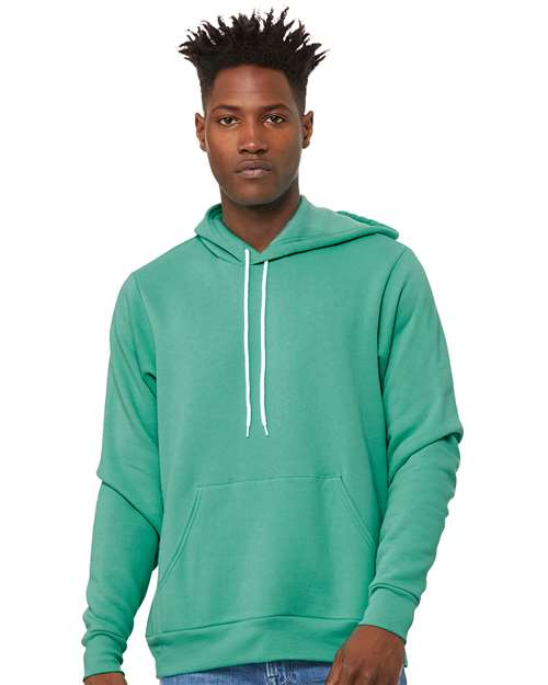 Sponge Fleece Hoodie - Teal -   -