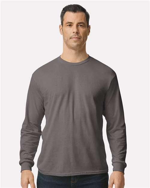 Heavy Cotton™ Long Sleeve T-Shirt - Charcoal -   -