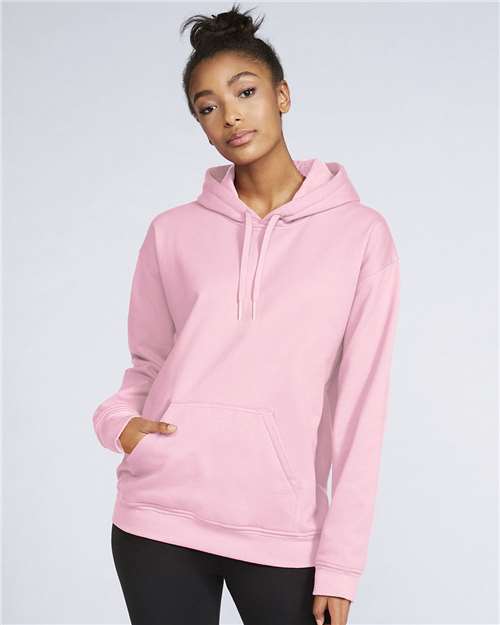 Softstyle® Midweight Hooded Sweatshirt - Light Pink -   -