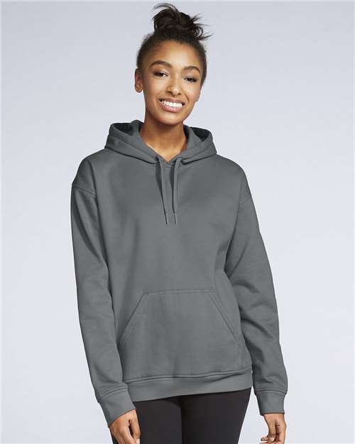 Softstyle® Midweight Hooded Sweatshirt - Charcoal -   -