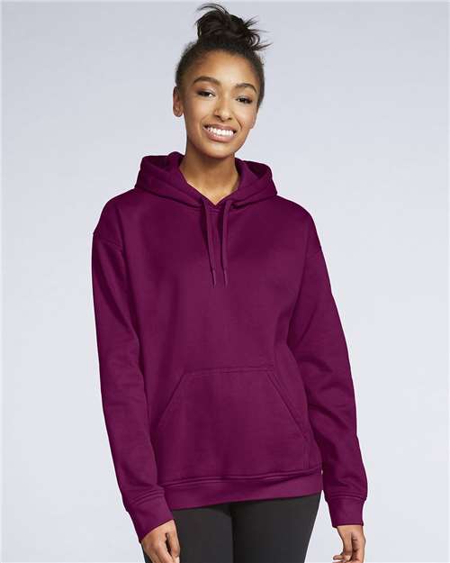 Softstyle® Midweight Hooded Sweatshirt - Maroon -   -