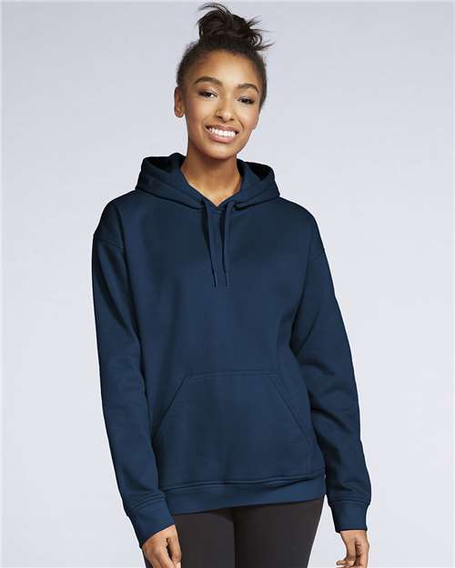 Softstyle® Midweight Hooded Sweatshirt - Navy -   -
