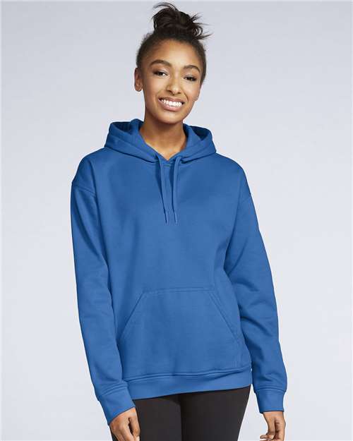 Softstyle® Midweight Hooded Sweatshirt - Royal -   -