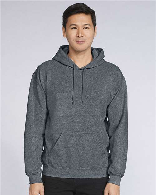Softstyle® Midweight Hooded Sweatshirt - Dark Heather -   -