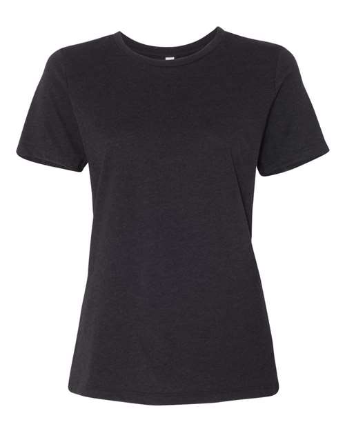 Women’s Relaxed Fit Heather CVC Tee - Black Heather -   -
