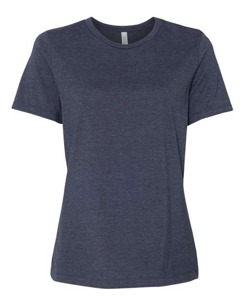 Women’s Relaxed Fit Heather CVC Tee - Heather Navy -   -