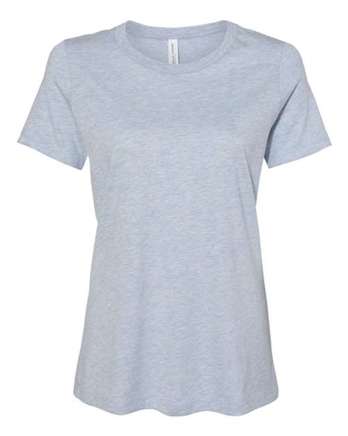 Women’s Relaxed Fit Heather CVC Tee - Heather Prism Blue -   -