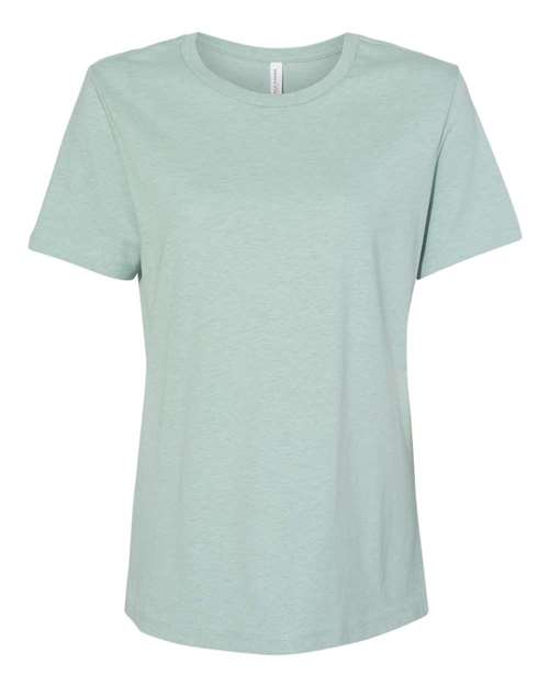 Women’s Relaxed Fit Heather CVC Tee - Heather Prism Dusty Blue -   -