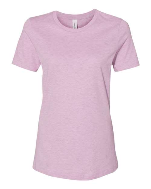 Women’s Relaxed Fit Heather CVC Tee - Heather Prism Lilac -   -