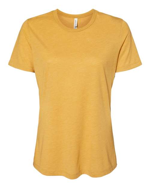 Women’s Relaxed Fit Triblend Tee - Mustard Triblend -   -
