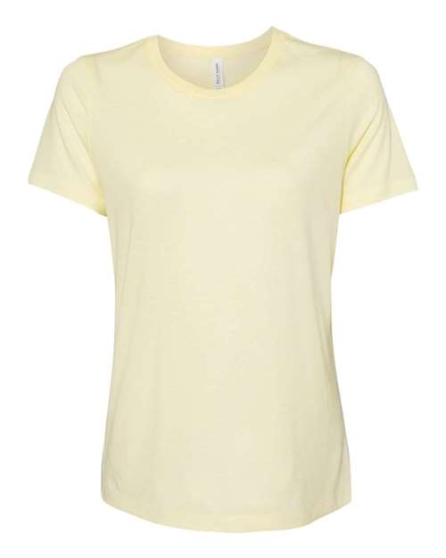 Women’s Relaxed Fit Triblend Tee - Pale Yellow Triblend -   -