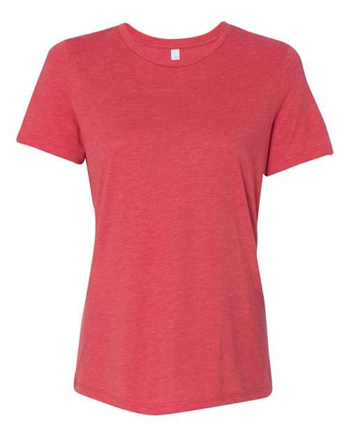 Women’s Relaxed Fit Triblend Tee - Red Triblend -   -