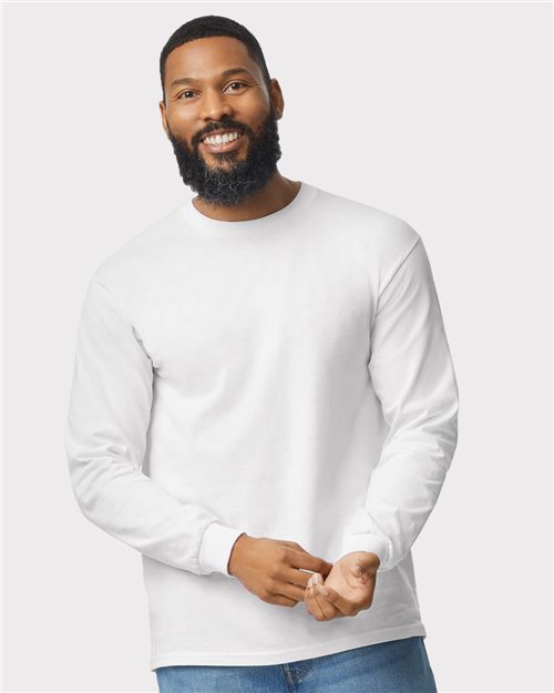 Heavy Cotton™ Long Sleeve T-Shirt - Ash -   -