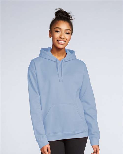 Softstyle® Midweight Hooded Sweatshirt - Stone Blue -   -